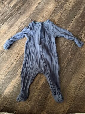 cloud island Soft Ribbed Blue Footed One-Piece